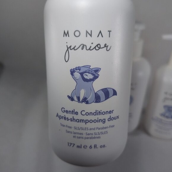 3 Lot MONAT Junior Line Gentle Shampoo +  Conditioner NEW 237 Ml 8 FL Oz Set New - Picture 3 of 6